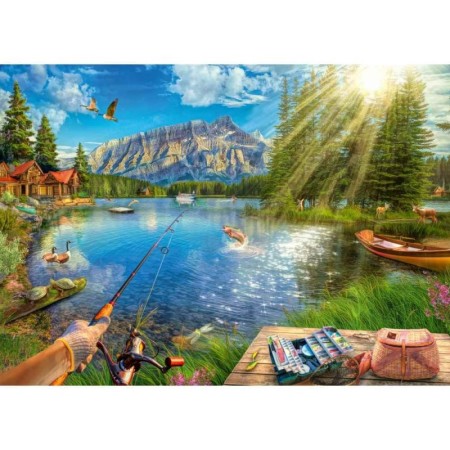 Ravensburger - Puzzle viata la lac 1000 piese Ravensburger - 1
